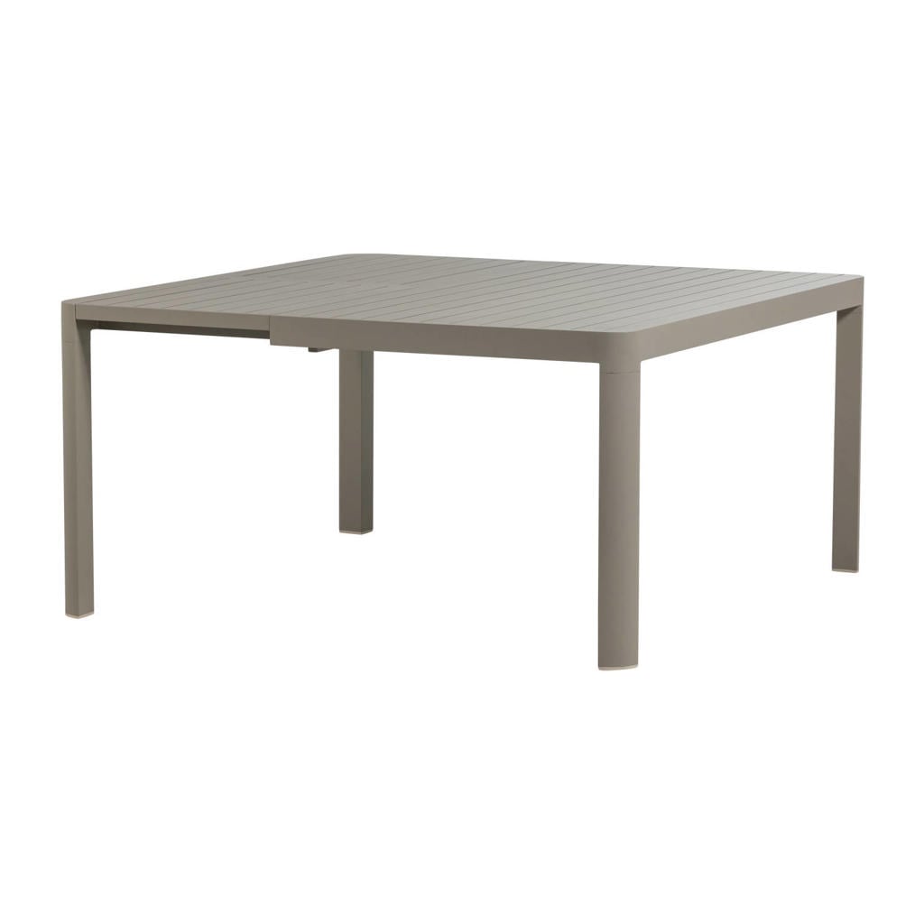 WOOOD WOOOD Ovara Tuintafel Uitschuifbaar - Aluminium - Zand - 76x150x150