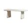 WOOOD WOOOD Loggia Tuintafel Met Tuinbanken - Polymeer - Naturel