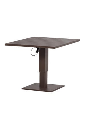hoogte verstelbare tuintafel (100x80x52/77 cm) Tesso