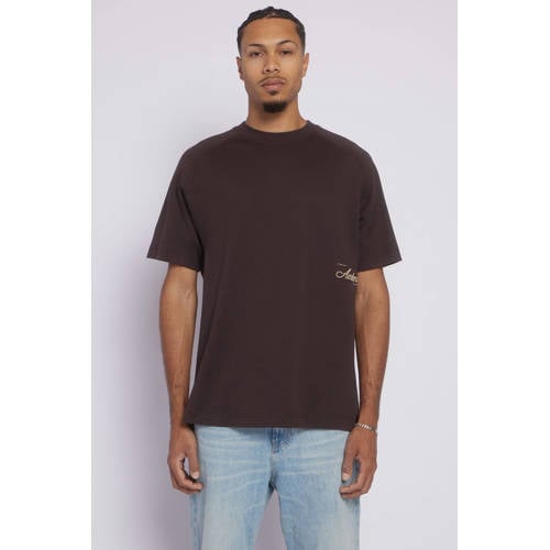 Aeden relaxed T-shirt bruin afbeelding