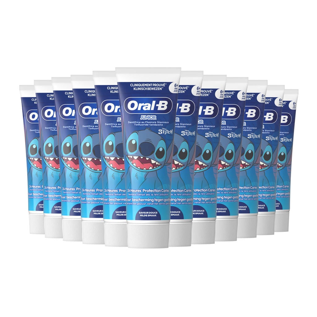 Oral-B Junior Stitch tandpasta - 12 x 75 ml