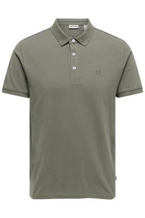 slim polo groen
