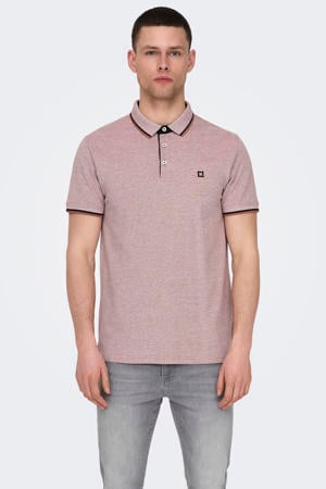 slim polo roze