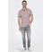 ONLY & SONS slim polo roze