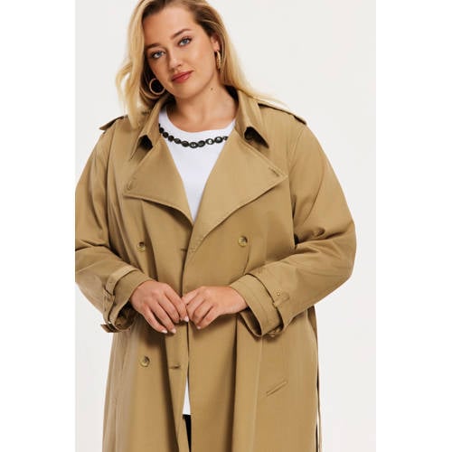 YOEK trenchcoat camel afbeelding