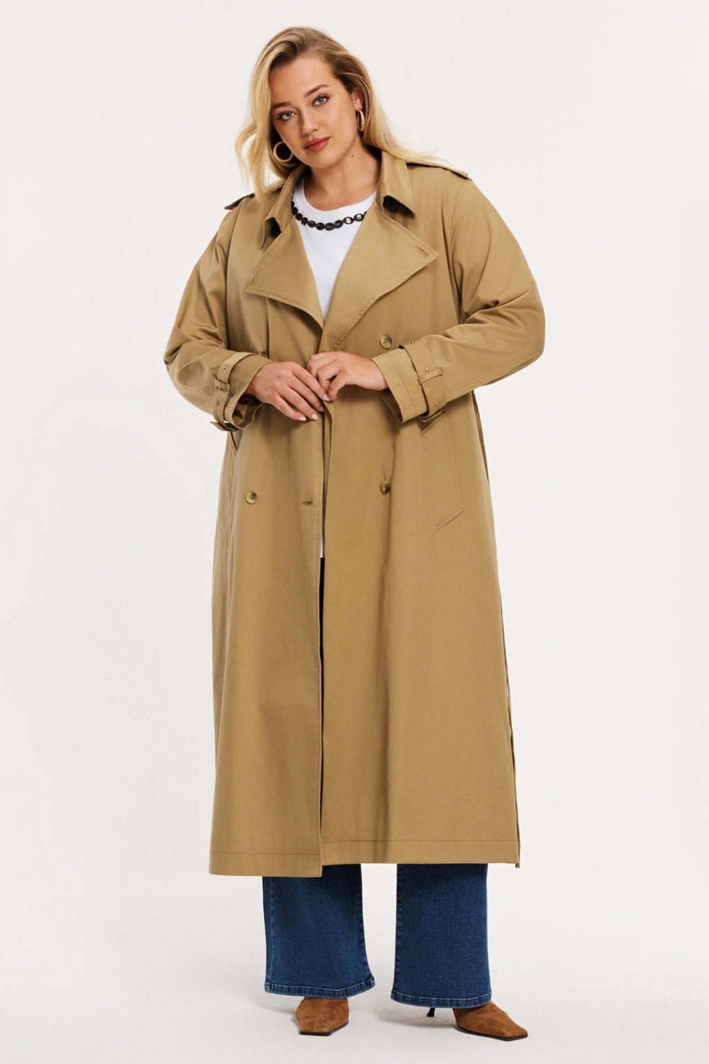 YOEK trenchcoat camel