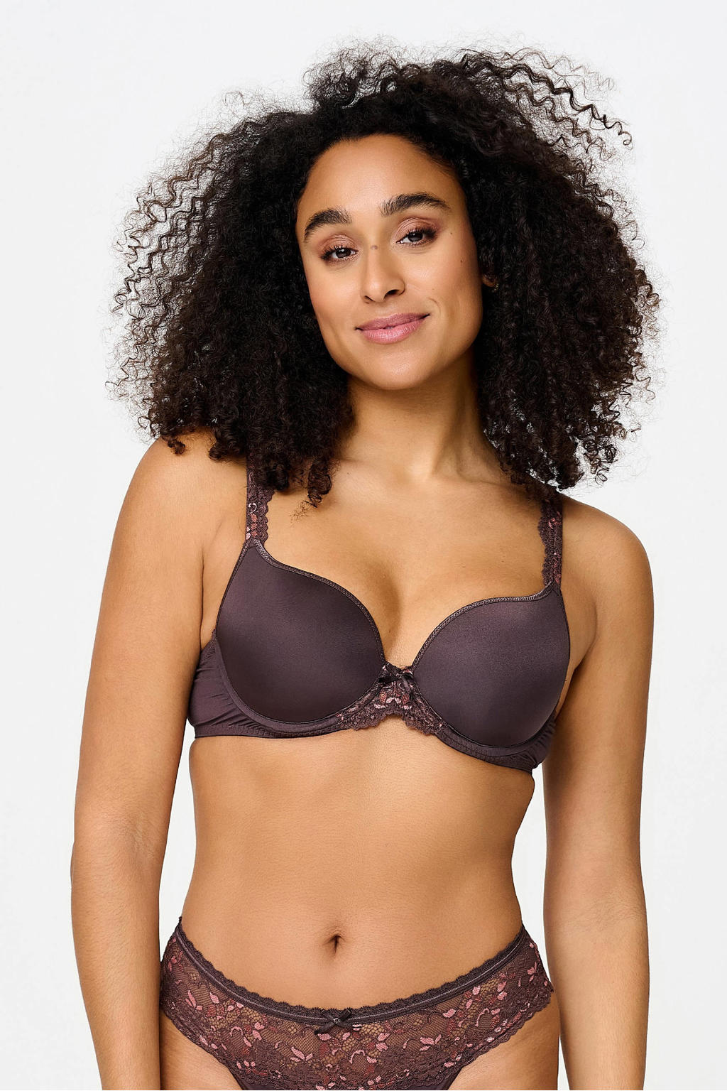 LingaDore voorgevormde T-shirt-bh met beugel bruin