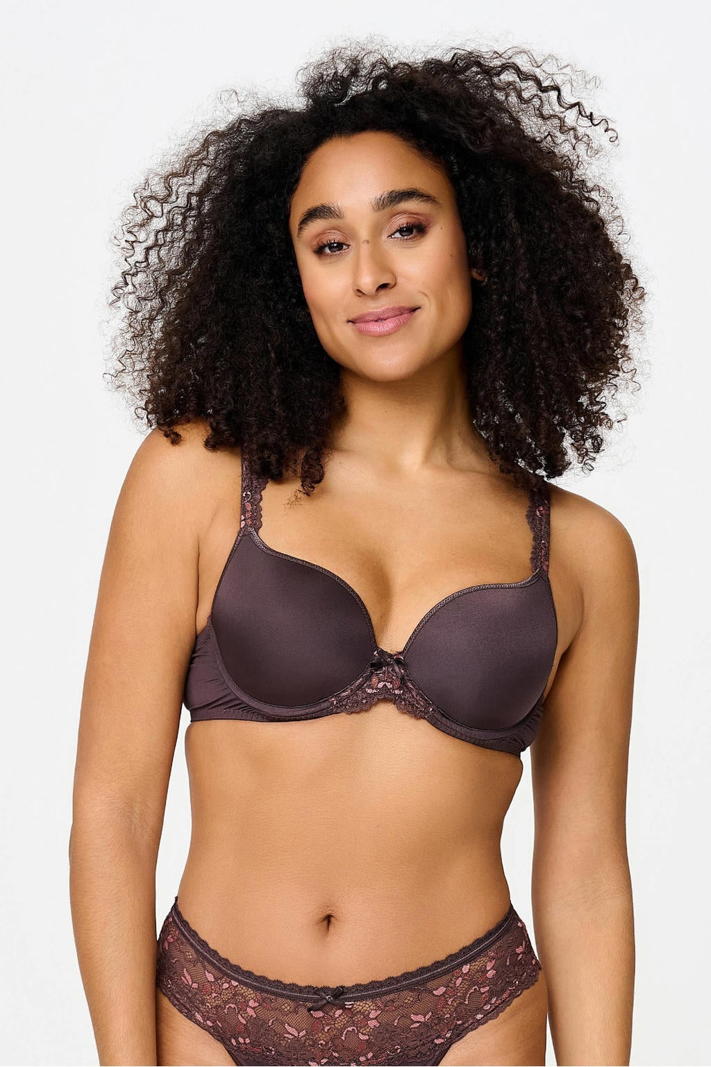 LingaDore voorgevormde T-shirt-bh met beugel bruin