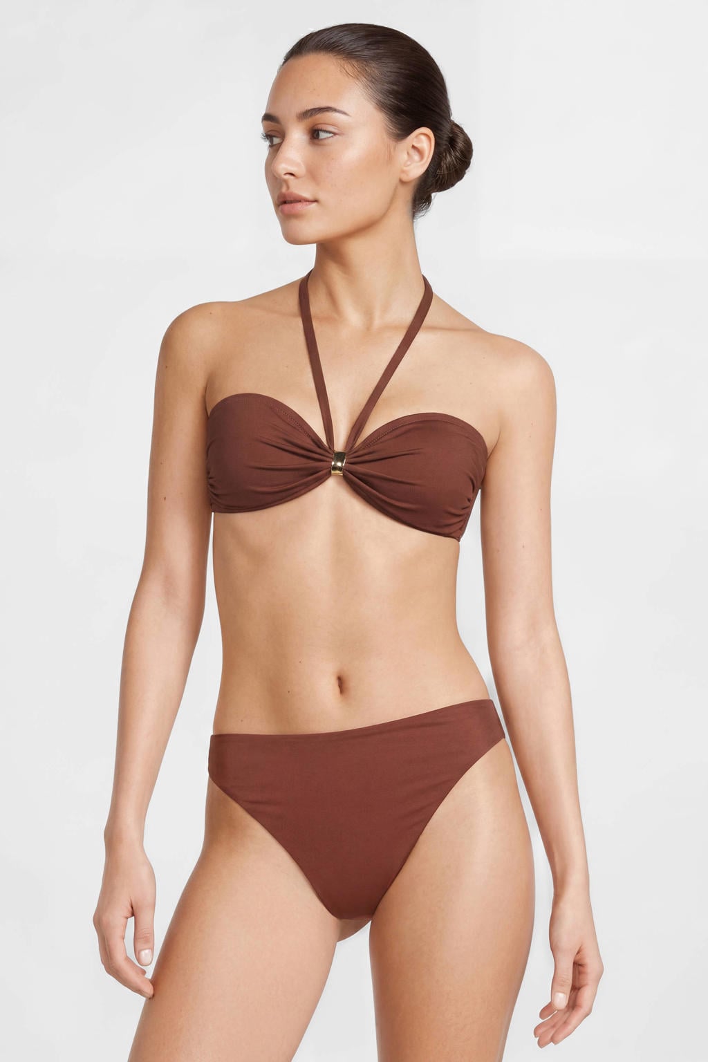 Selected Women brazilian bikinibroekje bruin