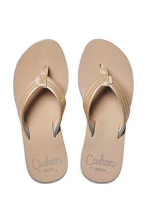 Cushion Breeze teenslippers goud
