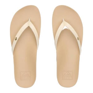 Vista Ivy leren teenslippers goud