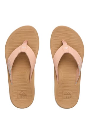 Santa Ana imitatieleren leren teenslippers
