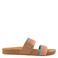 Reef Cushion Vista leren slippers roze/aqua