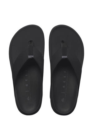 The Raglan teenslippers zwart