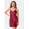 LingaDore satijnlook slipdress - donkerrood