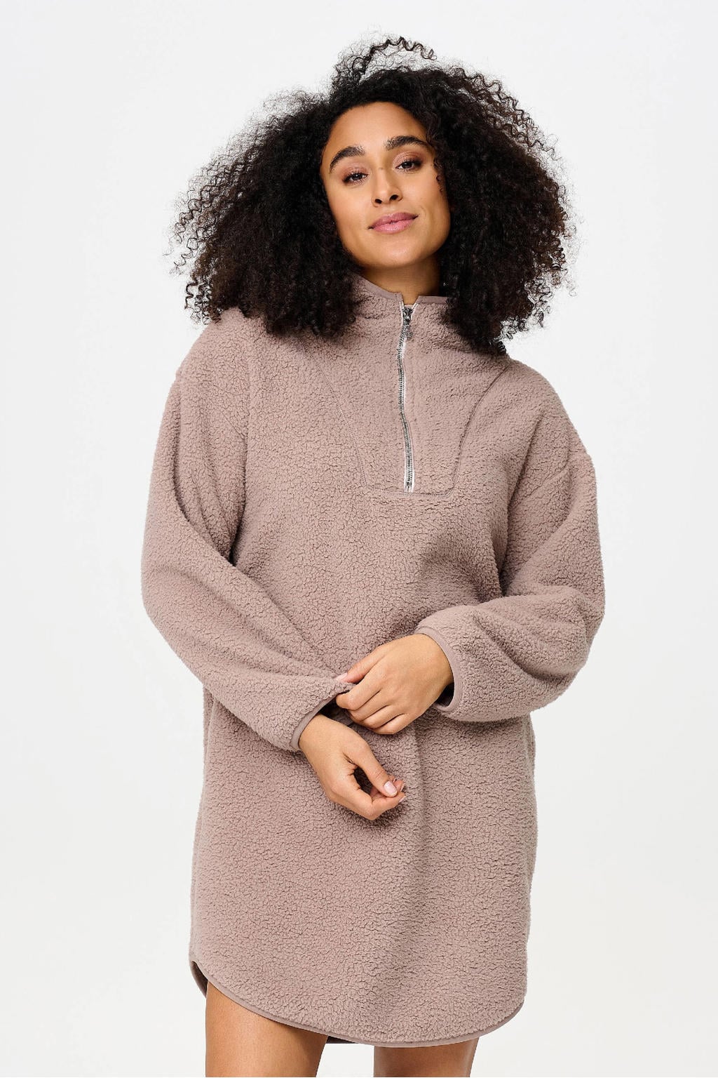 LingaDore teddy loungejurk - beige
