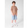 Shoeby T-shirt met backprint lichtbruin