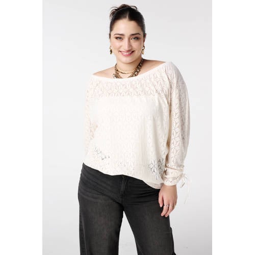 MS Mode top crème ajour afbeelding