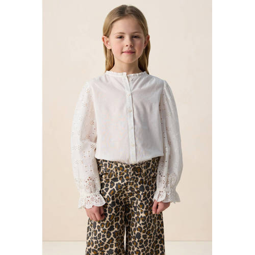 Sissy-Boy blouse wit broderie afbeelding