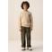 Sissy-Boy gebreide trui met backprint beige