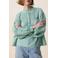 Sissy-Boy blousetop lichtgroen broderie