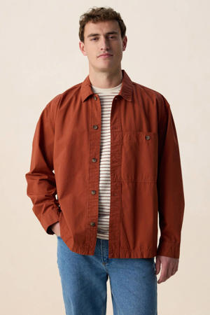 overshirt donkerrood