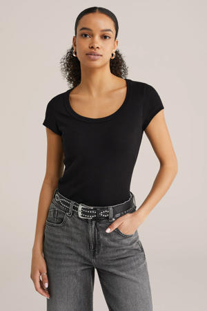 T-shirt zwart