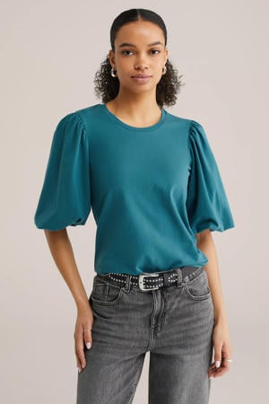 T-shirt petrol