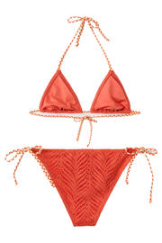 thumbnail: MANGO TEEN halter bikini oranje