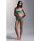 MANGO TEEN bandeau bikini donkergroen/turquoise