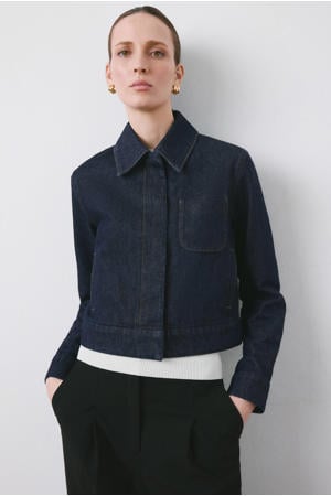 denim spijkerjas dark blue denim