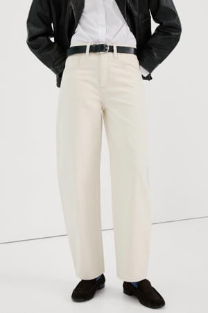 High-waist barrel jeans high waist barrel jeans ecru