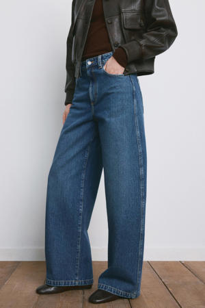 barrel jeans medium blue denim