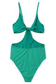 thumbnail: MANGO TEEN cut-out badpak met print groen