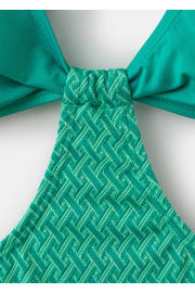 thumbnail: MANGO TEEN cut-out badpak met print groen