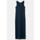 MANGO TEEN maxi jurk rib gebreid donkerblauw
