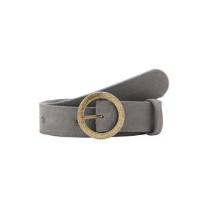 leren riem grijs
