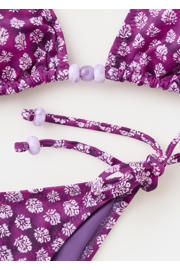 thumbnail: MANGO TEEN halter bikini met bloemen print paars