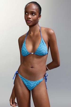 halter bikini blauw