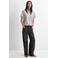 Mango Rechte mid-rise jeans straight leg jeans grijs