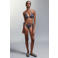MANGO TEEN halter bikini all over print donkerblauw
