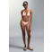 MANGO TEEN halterbikini met print roze/geel