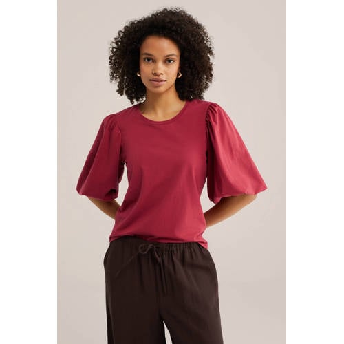 WE Fashion T-shirt rood afbeelding