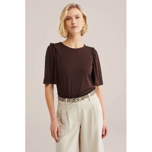 WE Fashion top bruin afbeelding