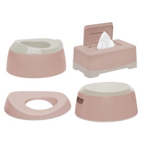Toilet trainingsset LUMA Blush Pink