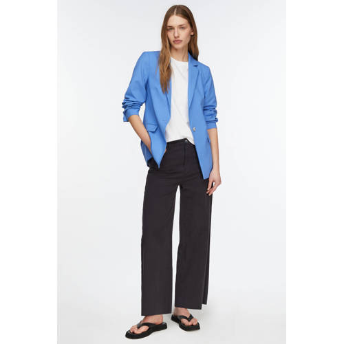 comma getailleerde blazer blauw afbeelding