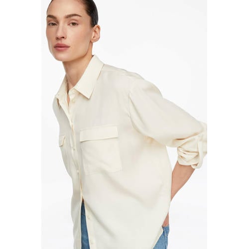 comma blouse ecru afbeelding