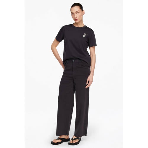 comma T-shirt donkerblauw afbeelding