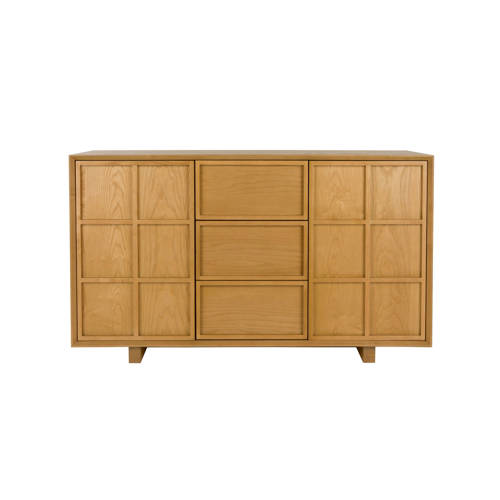 Zuiver Zuiver Raster Dressoir Hoog Naturel Raster Dressoir Hoog Naturel afbeelding
