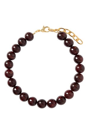 kralenketting donkerbruin
